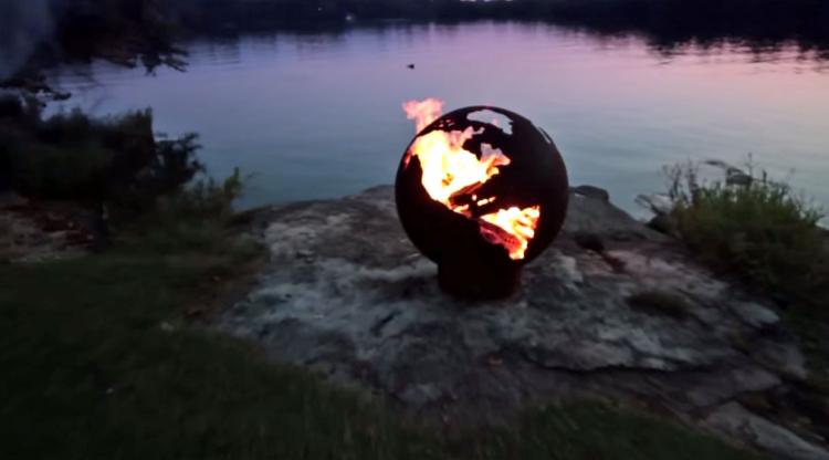 Earth Shaped Fire Pit