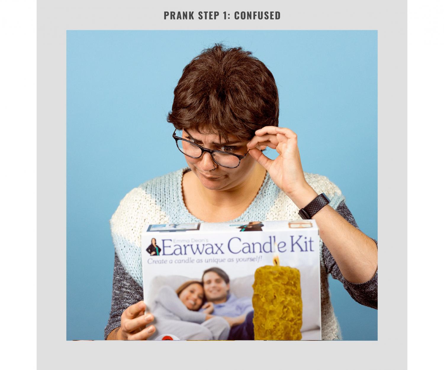 Earwax Candle Kit Prank Box