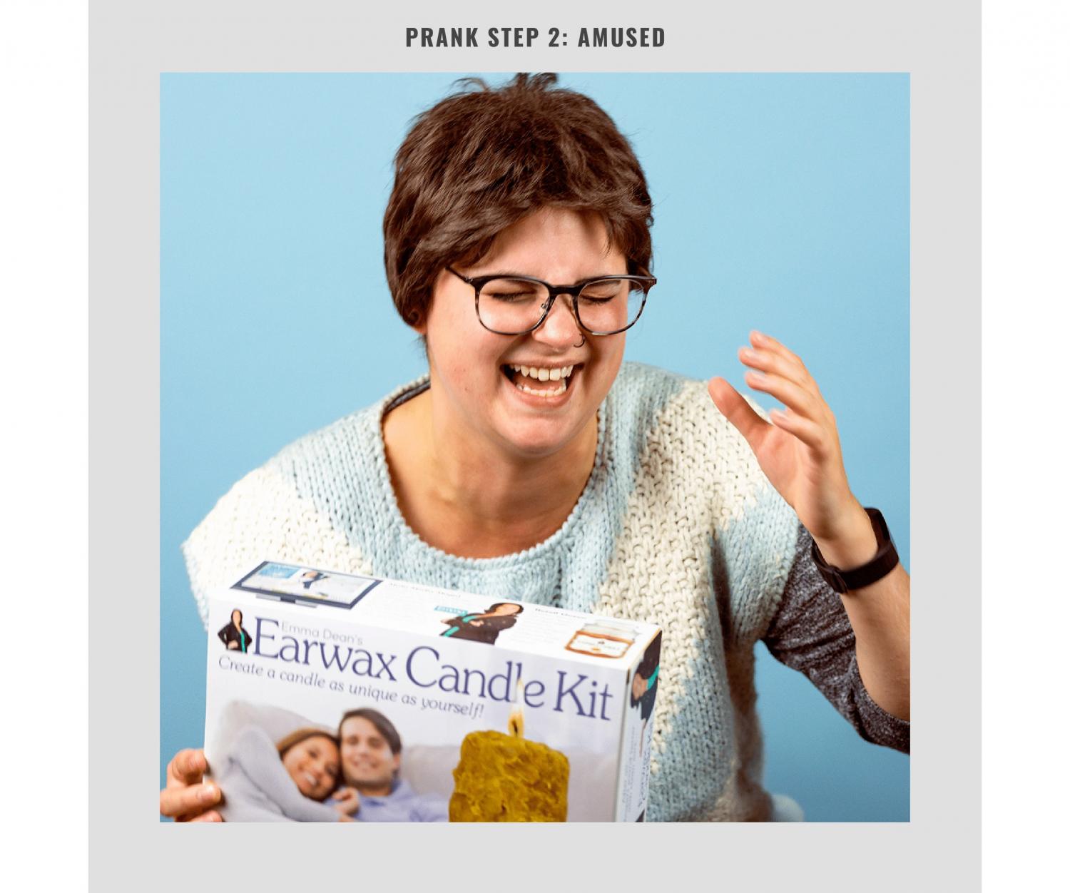 Earwax Candle Kit Prank Box
