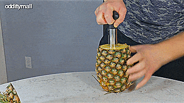 Easy Pineapple Slicer De-Cores Pineapples In Seconds