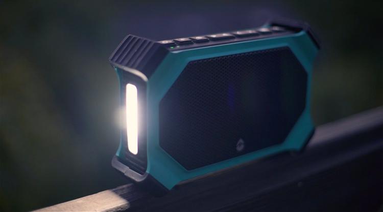 ECOXGEAR EcoSlate Rugged Outdoor Waterproof Bluetooth Speaker - Best Pool speaker - Beach speaker - Weatherproof Bluetooth Speaker
