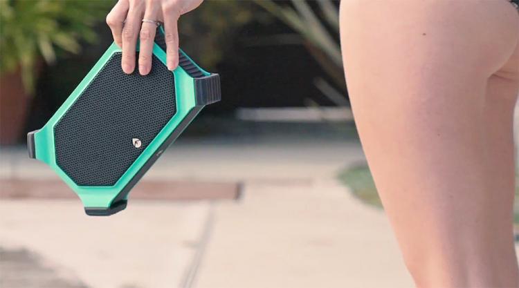 ECOXGEAR EcoSlate Rugged Outdoor Waterproof Bluetooth Speaker - Best Pool speaker - Beach speaker - Weatherproof Bluetooth Speaker