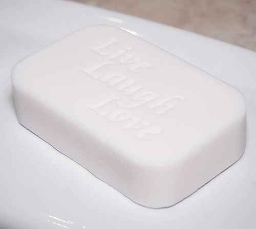 Effing Soap Fades To Show The Word Fuck