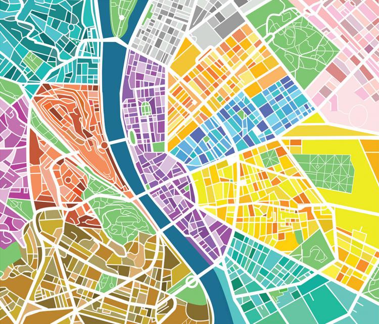 Egg Map - Squeeze Ball To Magnify City Map