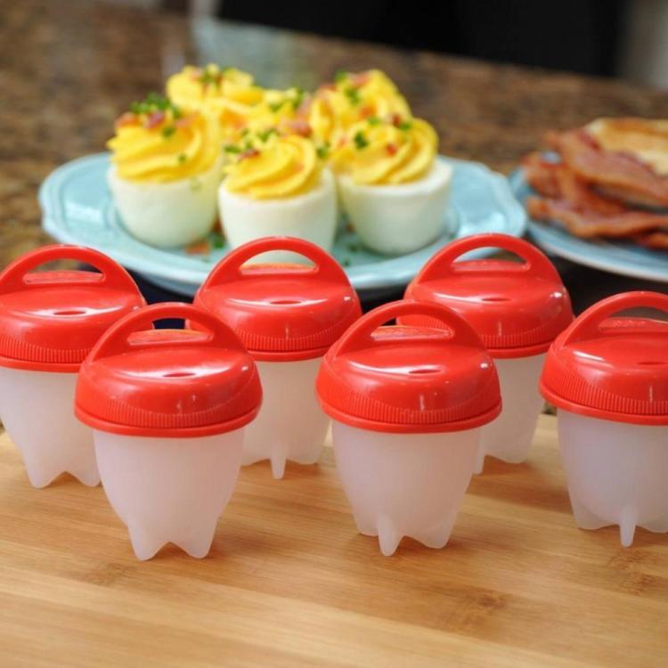 Egglettes Easy Hard Boiled Egg Maker - Make hard boiled eggs without peeling the egg shell