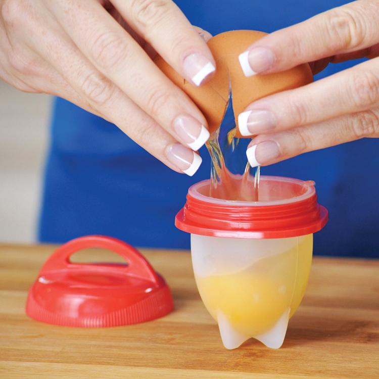 Egglettes Easy Hard Boiled Egg Maker - Make hard boiled eggs without peeling the egg shell