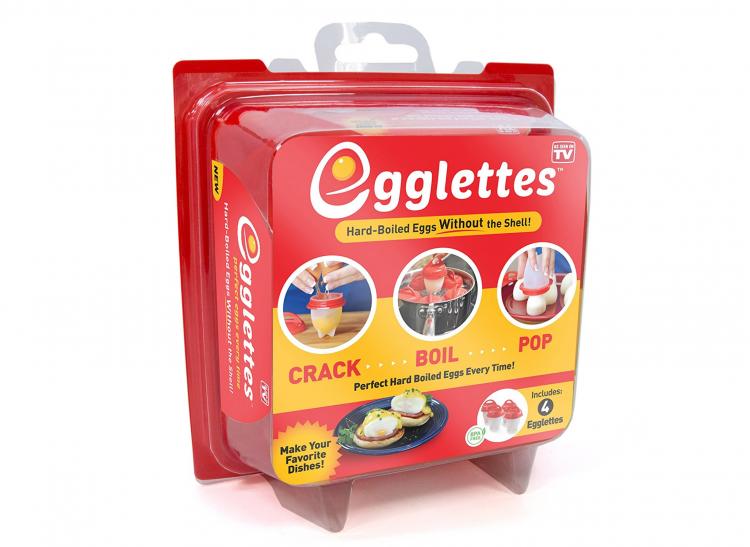 Egglettes Easy Hard Boiled Egg Maker - Make hard boiled eggs without peeling the egg shell