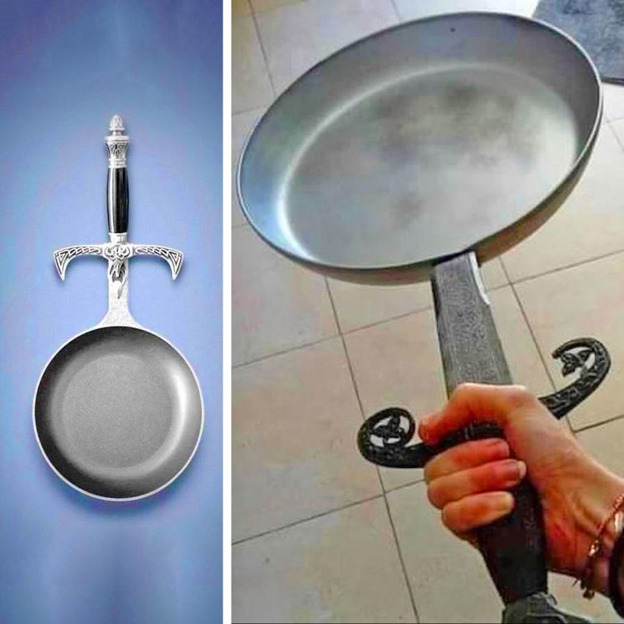 Eggscalibur Sword Handle Frying Pan
