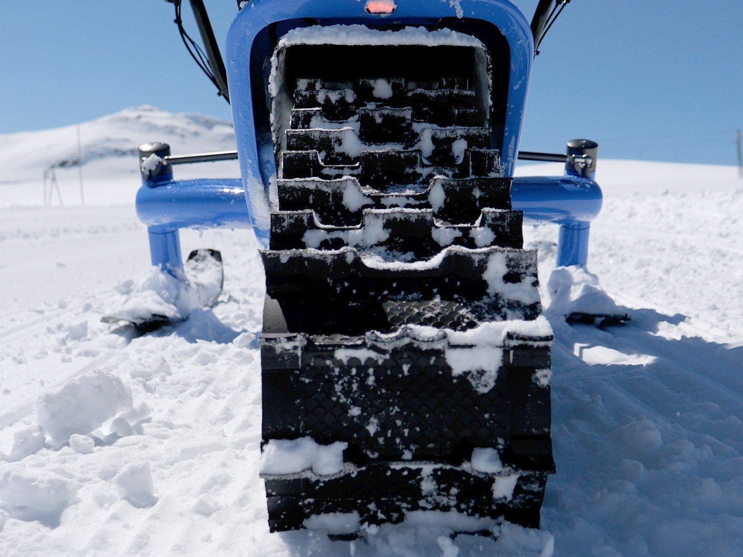 Arosno E-Trace electric assist snow bike sled combo