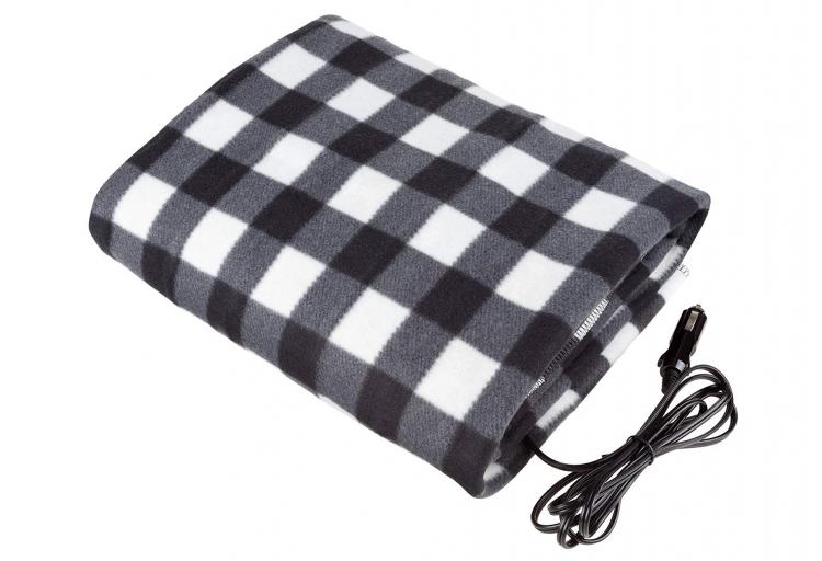 Electric Heated Driving Blanket Plugs Into Your Cars Outlet - Cigarette lighter heated blanket