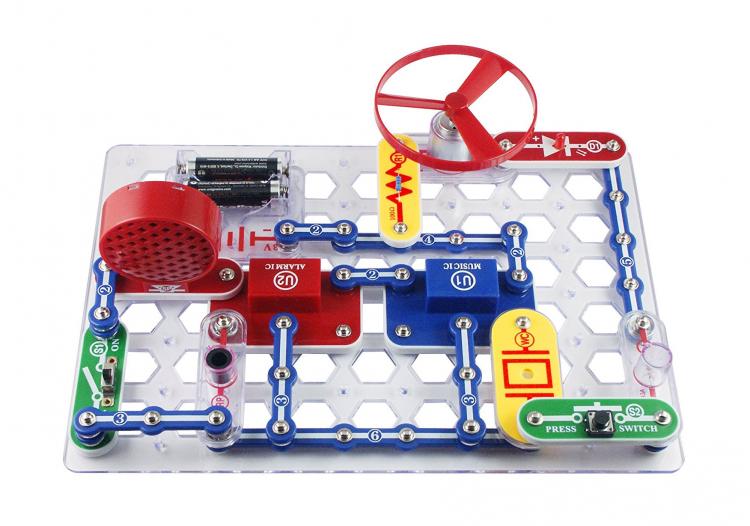 Electronics Discovery Kit - Science Toy Helps Kids Learn Basics Of Electronics