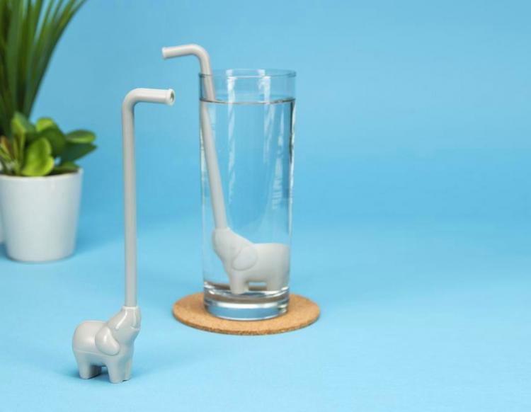 Elephant Straws - Reusable elephant trunk straws