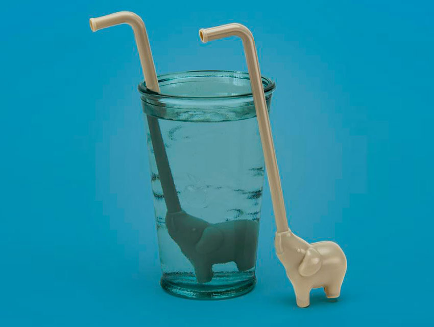 Elephant Straws - Reusable elephant trunk straws