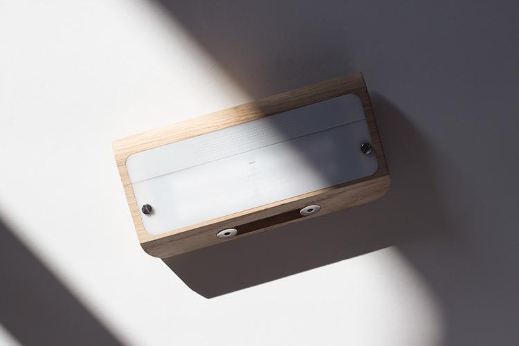 Ellum - Wooden Angled Motion Sensor Wall Lights