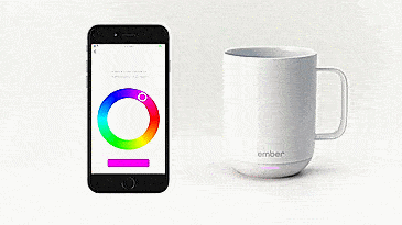 Ember Smart Coffee Mug Keeps Your Coffee Heated At The Perfect Temperature - Smart phone connected coffee mug