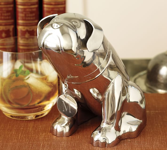 English Bulldog Cocktail Shaker - Bulldog drink shaker