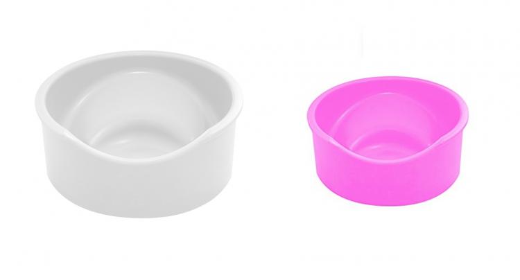 Enhanced Pet Bowl: Slanted Dog Bowl With Ridge Helps Flat Faced Dog Breeds Feed - Best french bulldog dog bowl