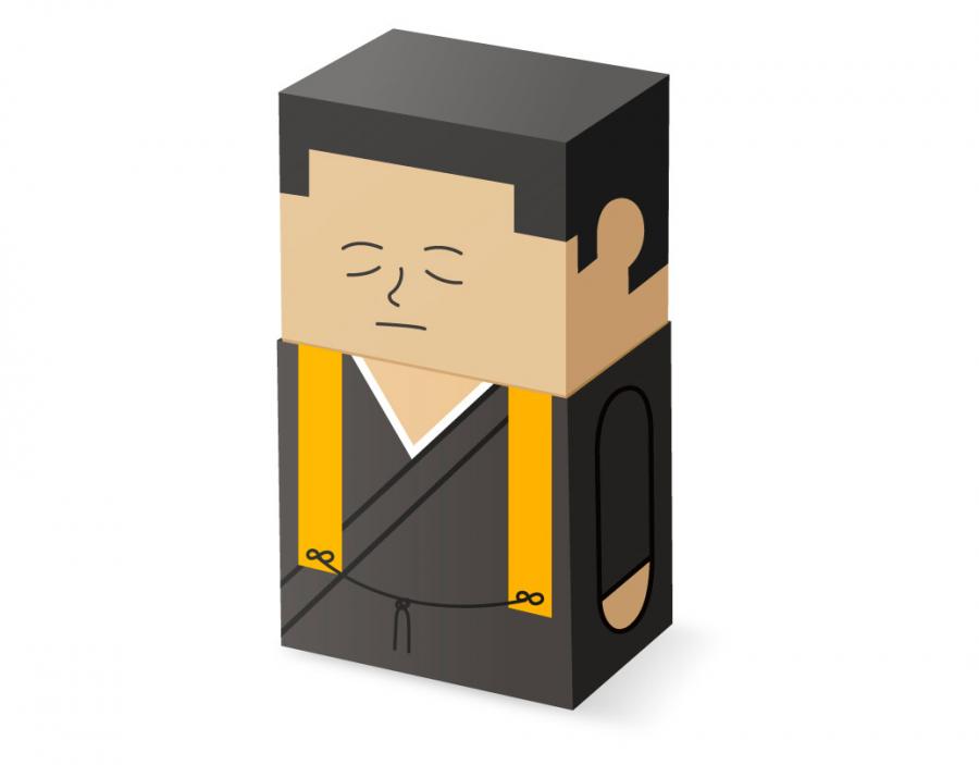 Salaryman Funny Erasers That Go Bald As You Use Them - Balding erasers