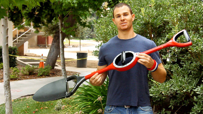 Bosse Ergonomic Adjustable Snow Shovel