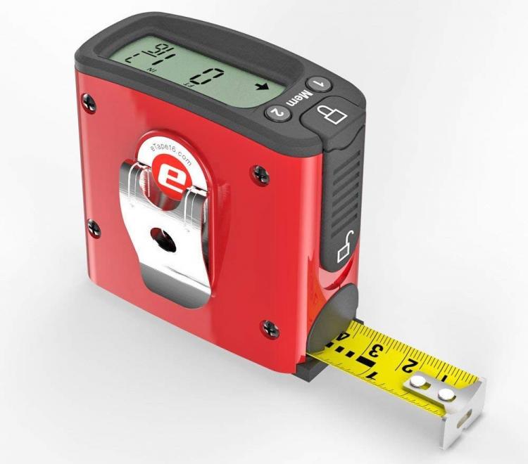 Etape16 Digital Tape Measure With Display - Bluetooth Tape measures records measurements to your phone
