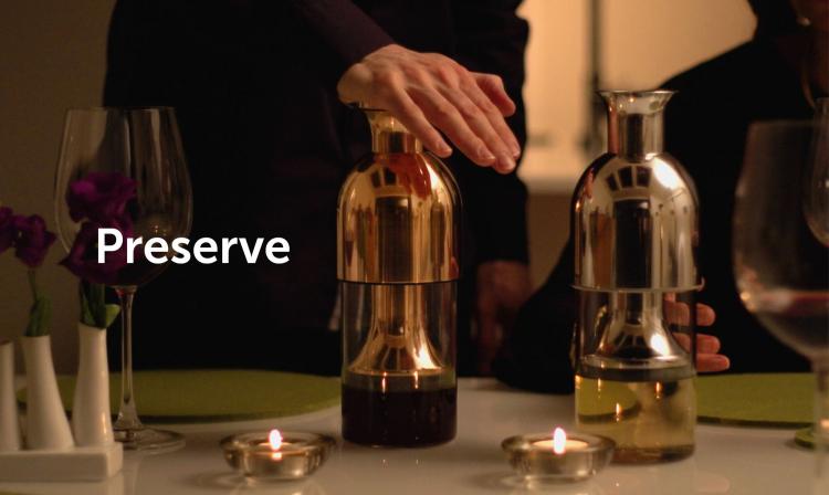 Eto Wine Preserver - Wine Preserver removes all air from wine bottle - water-tight air seal wine bottle decanter
