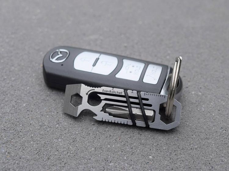 EverRatchet - Tiny ratchet multi-tool key-chain