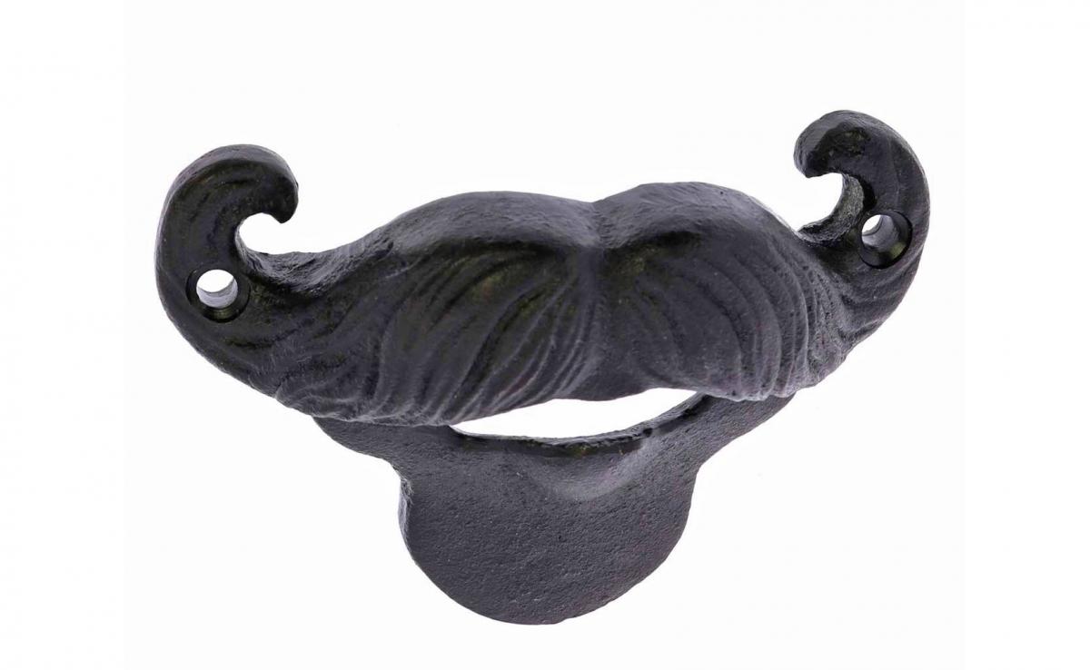 Mustache Beer Bottle Opener - Cast iron mustache beer opener