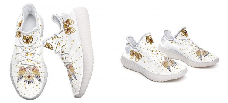 Elvis Print Shoes sneakers - Elvis design printed clothes