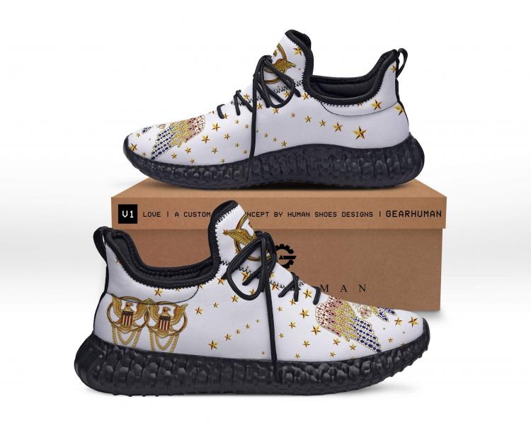 Elvis Print Shoes - Elvis design printed clothes