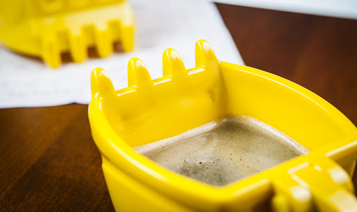 Excavator Bucket Coffee Mug - Construction Machine Coffee Mug - Digger Mug