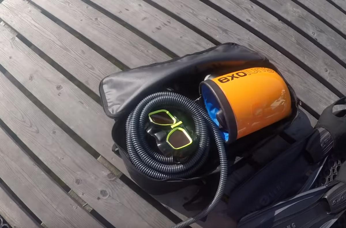 ExoLung - Infinite Underwater Breathing - Unique foot powered Scuba Diving Rig