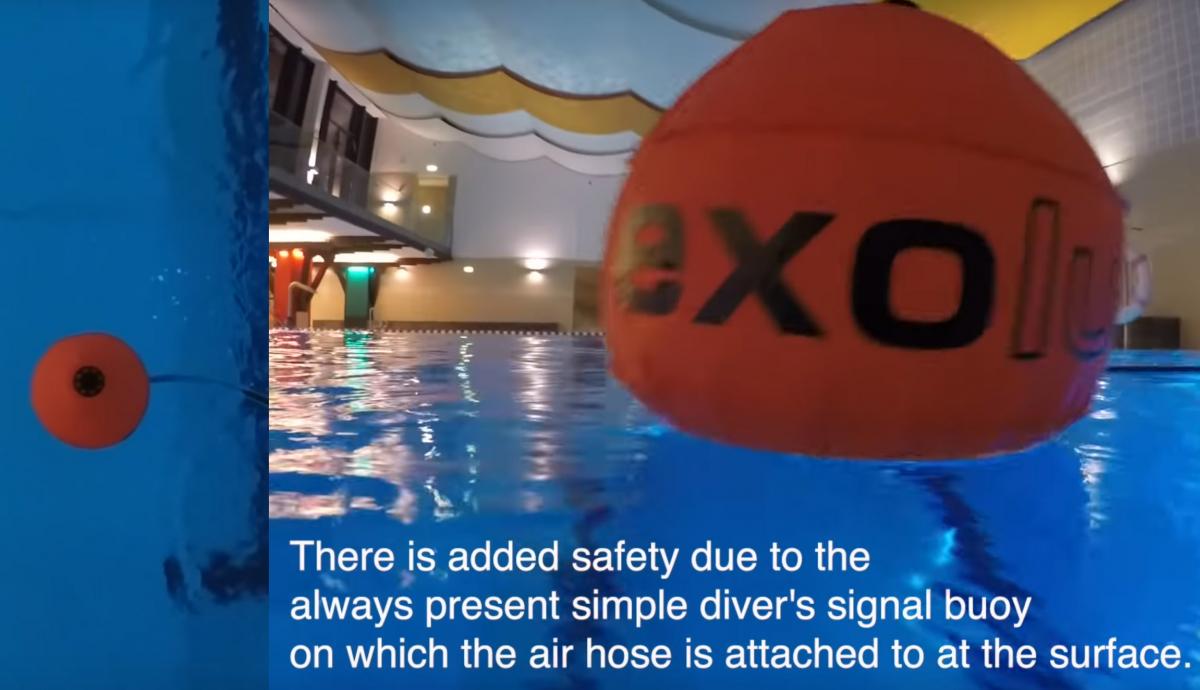 ExoLung - Infinite Underwater Breathing - Unique foot powered Scuba Diving Rig