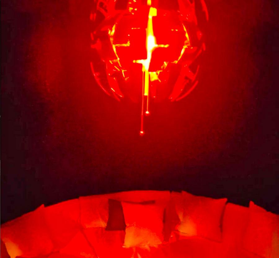Exploding Death Star Lamp
