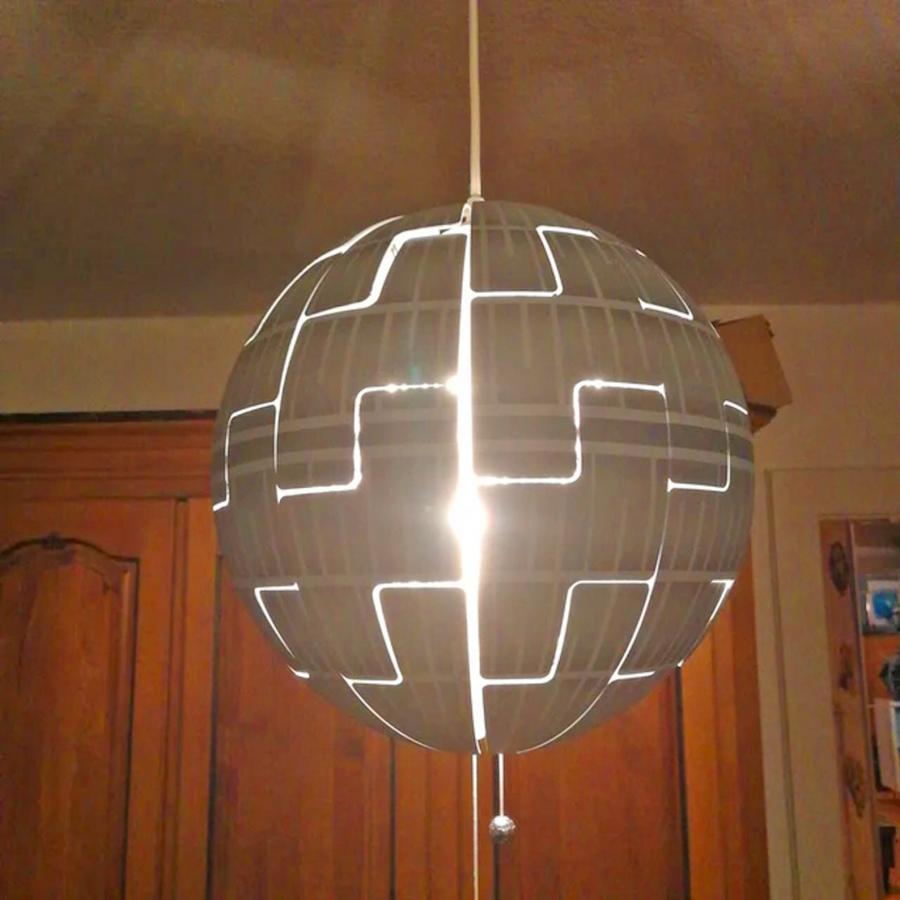 Exploding Death Star Lamp