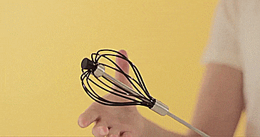 Mastrad Express Whisk - Hand Powered Automatic twisting whisk - hand powered mixer whisk - hand pump whisk