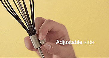 Mastrad Express Whisk - Hand Powered Automatic twisting whisk - hand powered mixer whisk - hand pump whisk
