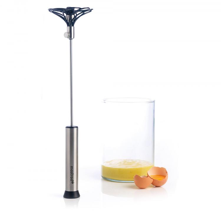 Mastrad Express Whisk - Hand Powered Automatic twisting whisk - hand powered mixer whisk - hand pump whisk