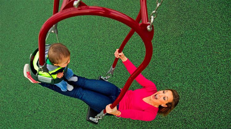 Expression Swing - Parenting Swing Lets You Swing With Your Baby Eye-to-Eye