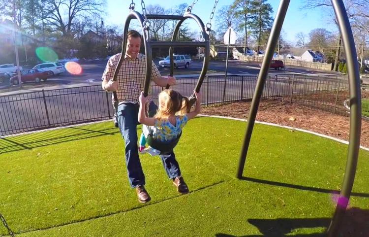 Expression Swing - Parenting Swing Lets You Swing With Your Baby Eye-to-Eye