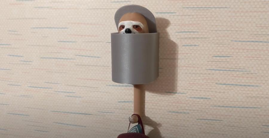 Extra Slow Rising Sloth Coat Hook