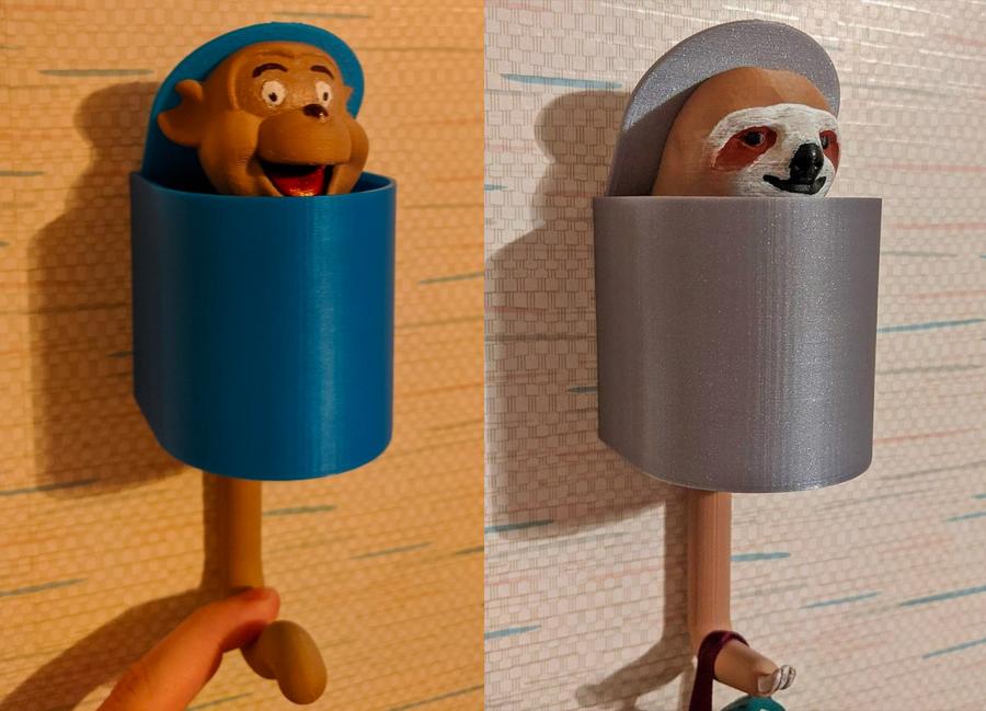 Extra Slow Rising Sloth Coat Hook
