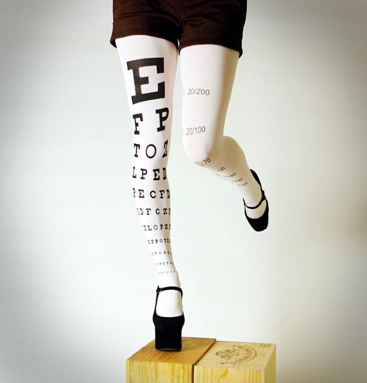 Eye Exam Chart Tights