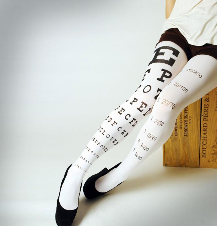 Eye Exam Chart Tights