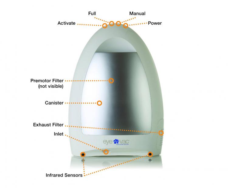 Eye-Vac Automatic Touch-less Home Vacuum