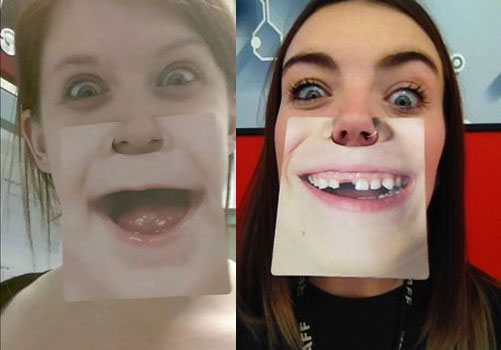 Face Mats - Face Coasters - Funny Face Nose Clips