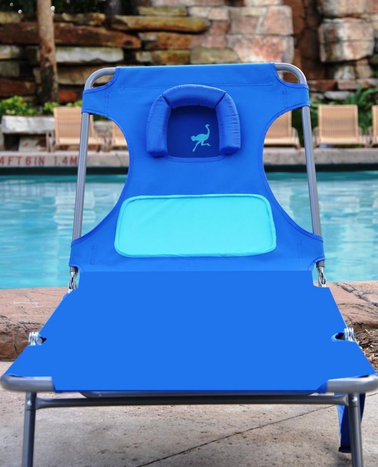 Face Down Lounge Chair - Face down reading beach lounger - Ostrich Ladies Comfort Lounge