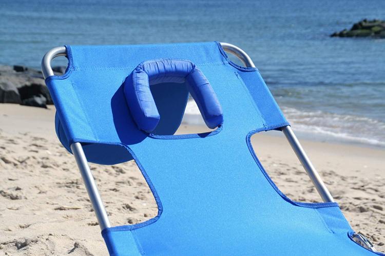 Face Down Lounge Chair - Face down reading beach lounger - Ostrich Ladies Comfort Lounge