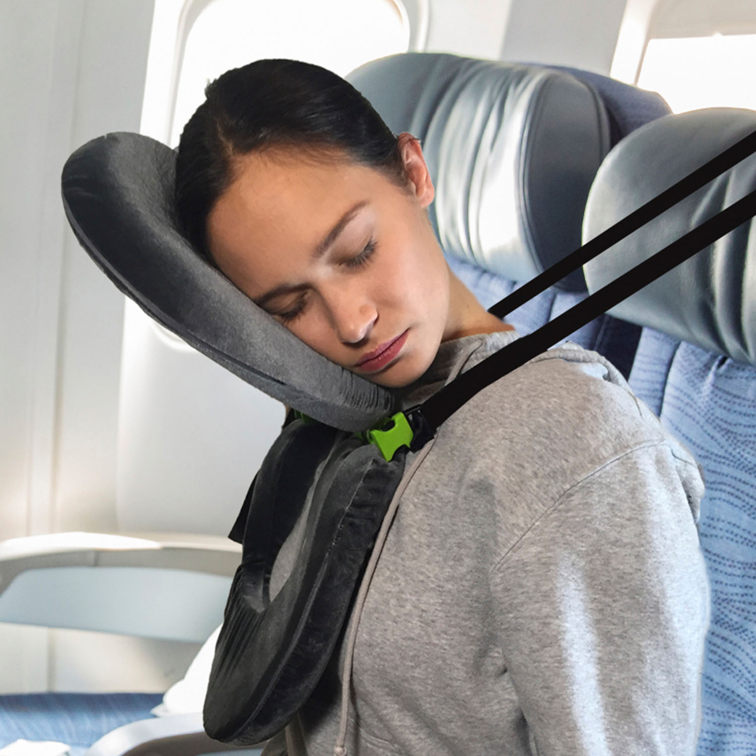 FaceCradle Toilet Seat Shaped Travel Pillow