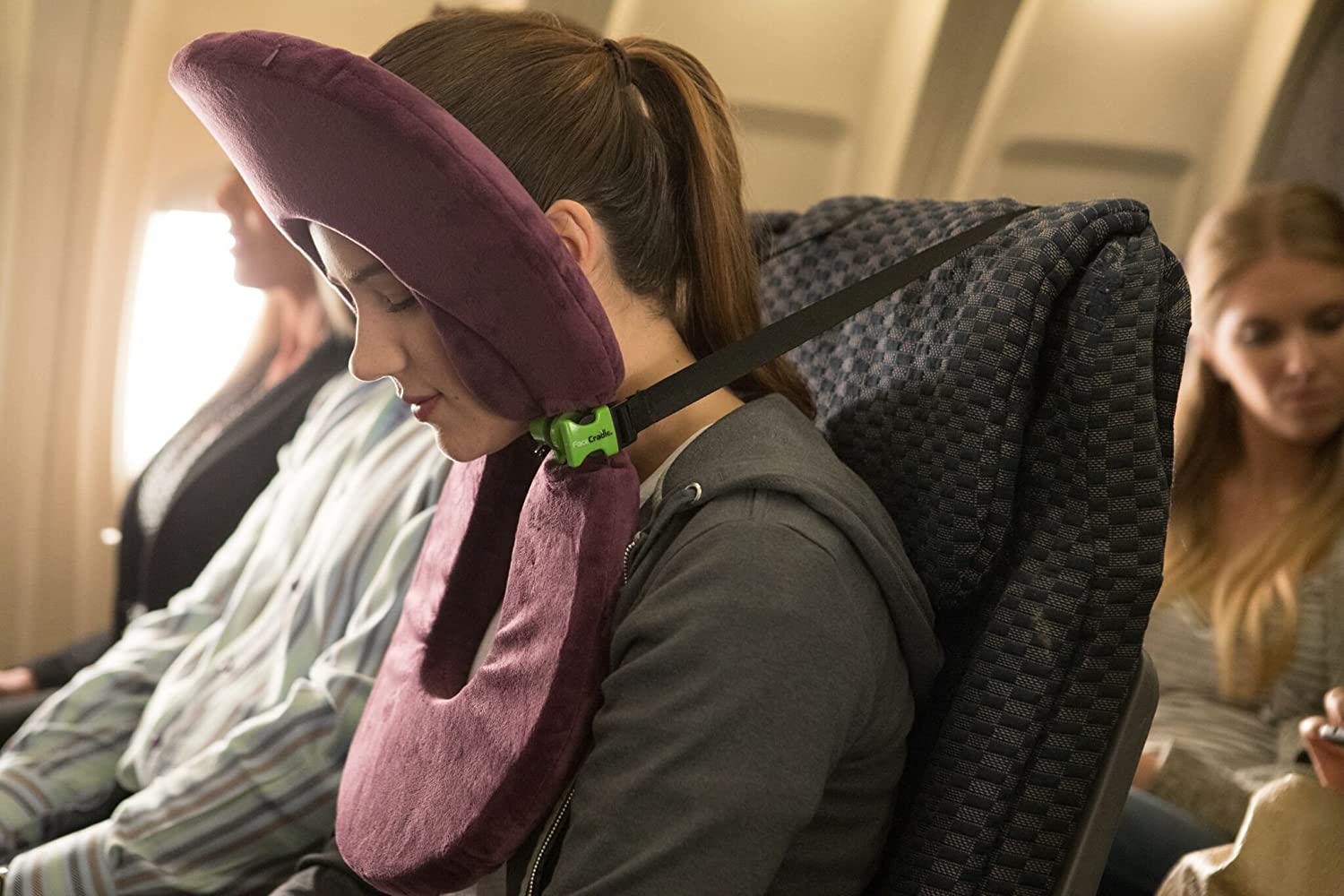 FaceCradle Toilet Seat Shaped Travel Pillow