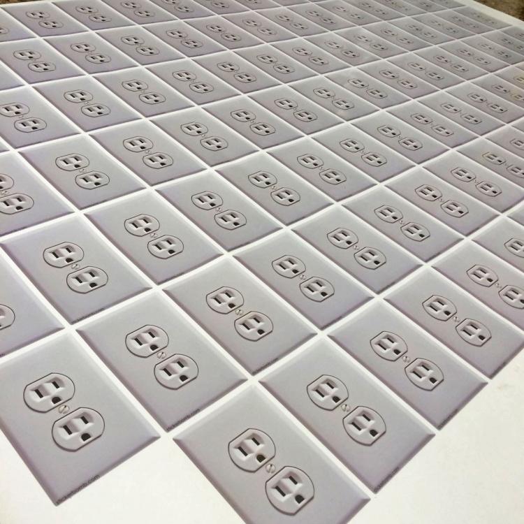 Fake Electric Outlet Sticker